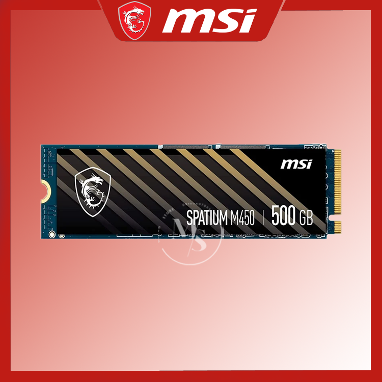 اس اس دی اینترنال PCIe Gen4 x4 ام اس آی مدل SPATIUM M450 ظرفیت 500 گیگابایت