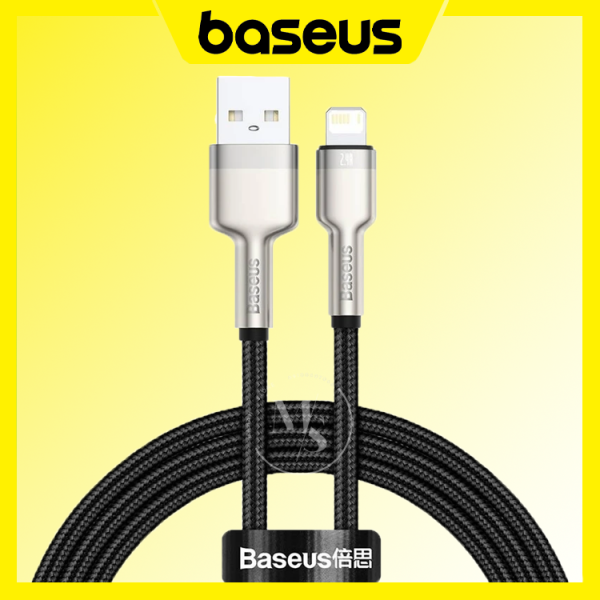 کابل شارژ Baseus USB به Lightning 2.4A مدل CALJK-01 طول 0.25 متر