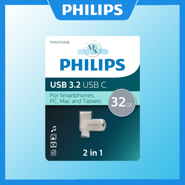 PHILIPS Flash type C  2in1 32GB فلش مموری