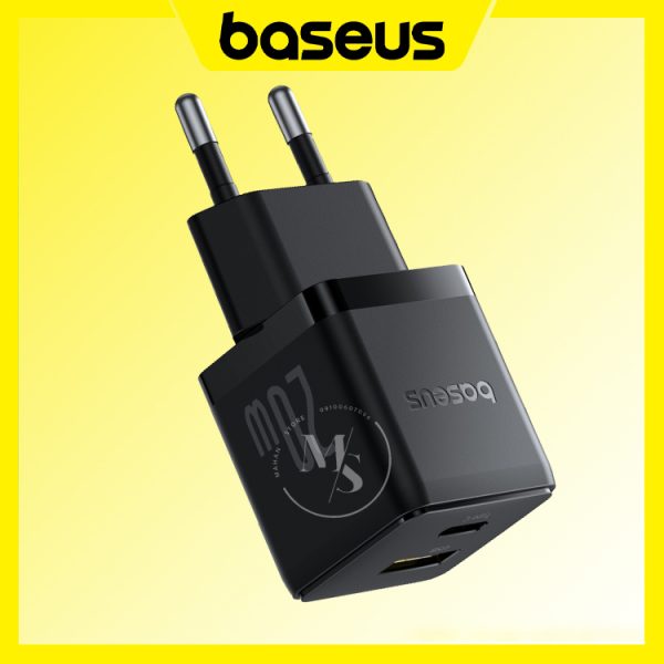 کلگی شارژر Baseus USB + Type‑C 20W مدل P10111608113-00
