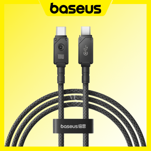 کابل شارژ Baseus Type‑C - Type‑C 100W مدل P10355800111-01 طول 2 متر