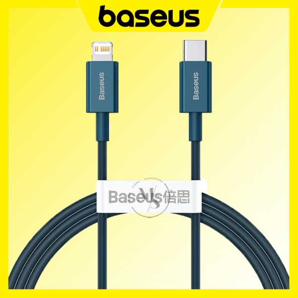 کابل شارژ Baseus Type‑C Lightning 20W مدل P10377800U01-00 طول 1 متر