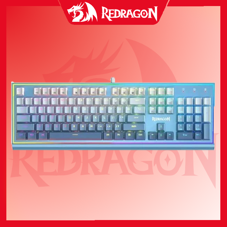 کیبورد تمام فلز ردراگون Bluesiren مدل K654GWB RGB