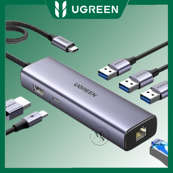 هاب 6 پورت Type-C یوگرین مدل CM512-15598