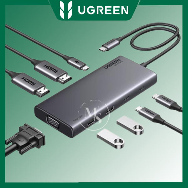 هاب 8 پورت Type-C یوگرین مدل CM639-35588