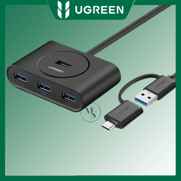 هاب USB 3.0 یوگرین مدل CR113 ظرفیت ۴ پورت