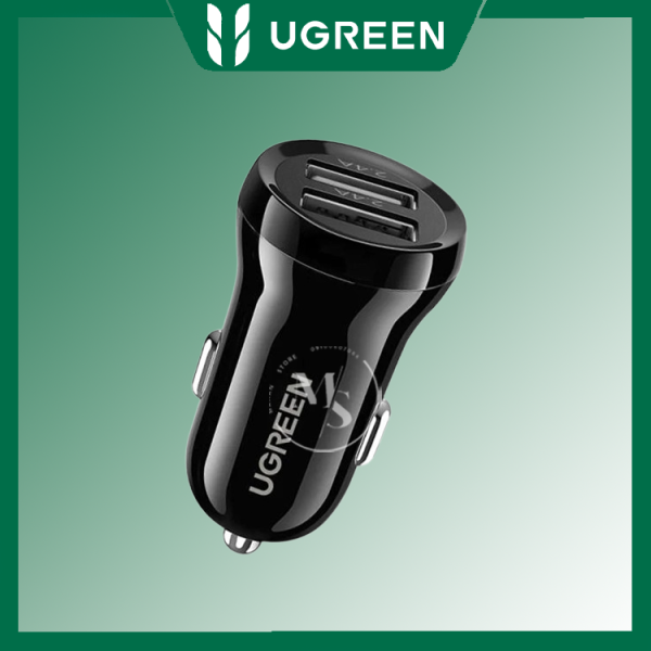 شارژر فندکی یوگرین مدل 50875-ED018 با 2 خروجی USB