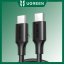 کابل Type-C یوگرین مدل US286-50996 طول 0.5 متر