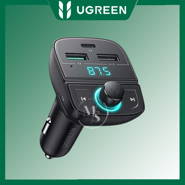 شارژر فندکی یوگرین مدل 80910-CD229 با قابلیت کارکیت بلوتوث و اف ام پلیر