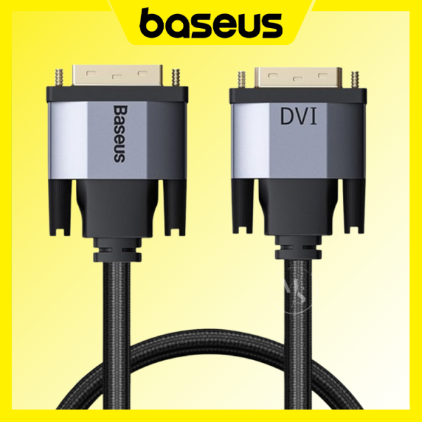 کابل تبدیل DVI به DVI باسئوس مدل Enjoyment CAKSX-Q طول 1 متر