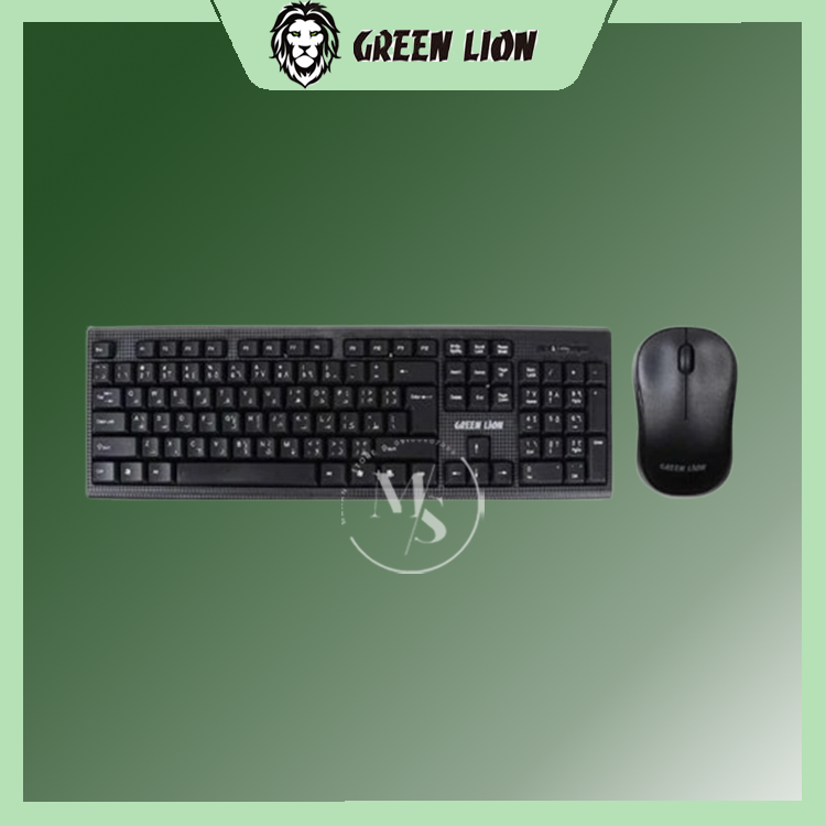 کیبورد و ماوس بی سیم گرین لاین مدل GNWS24GKEYMBK