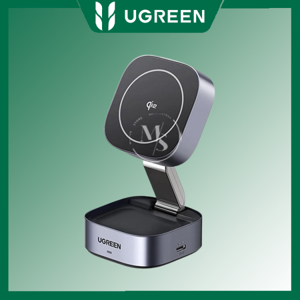 W526-35278 - 2 in 1 Magnetic 25W (Bk) شارژر وایرلس Ugreen
