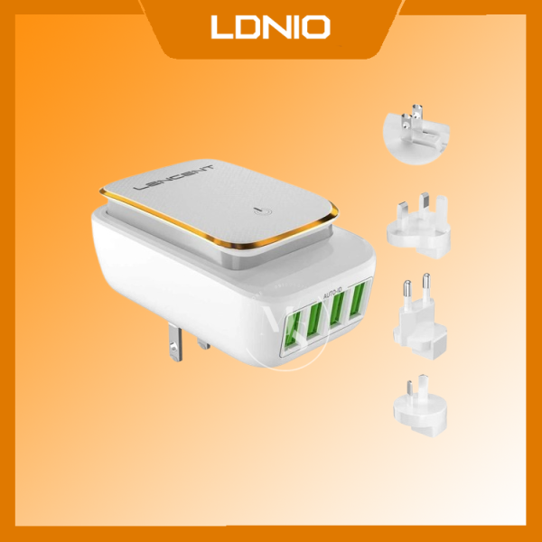شارژر دیواری و چراغ خواب الدینیو با کابلMicroUsb مدل A4405