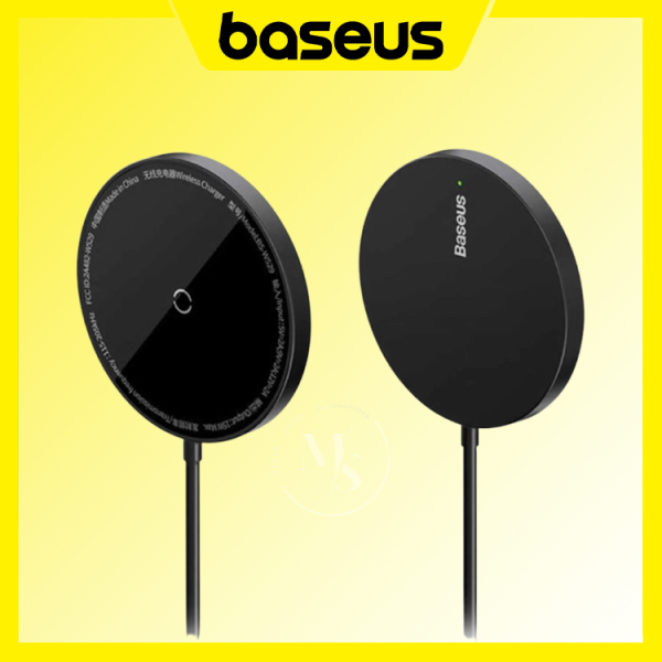 شارژر وایرلس Baseus مدل Simple Mini3 BS-W529 15W - نقره ای (گارانتی آونگ)