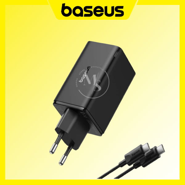 شارژر دیواری 65 وات بیسوس مدل GAN6 PRO 65W به همراه کابل USB-C