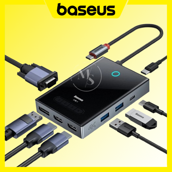 هاب 8 پورت USB-C باسئوس مدل BS-OH082 WKYY030413